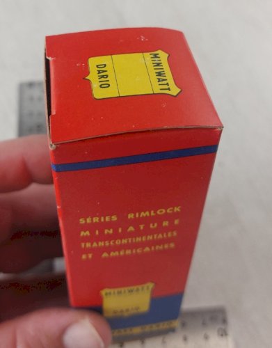 Ancienne lampe / ampoule, tubes radio, Miniwatt Dario, PL 36