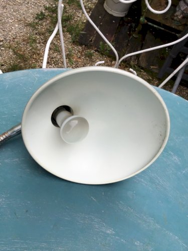 Ancienne lampe d'atelier ou de bureau articulée  vintage déco années 1950