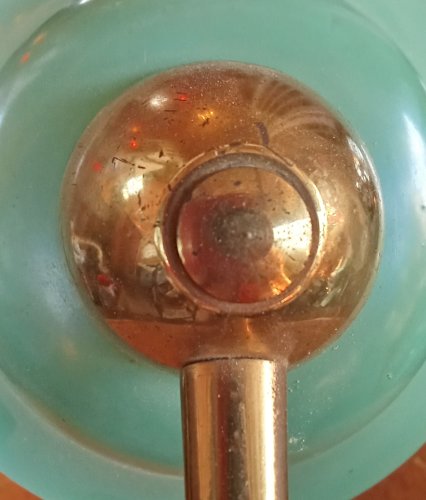 Ancienne Lampe De Bureau Articulée Socle Marbre Old desk lamp Marble