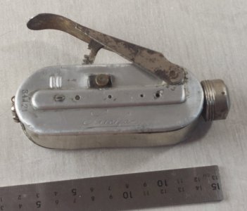 Old dynamo flashlight, Lucifer