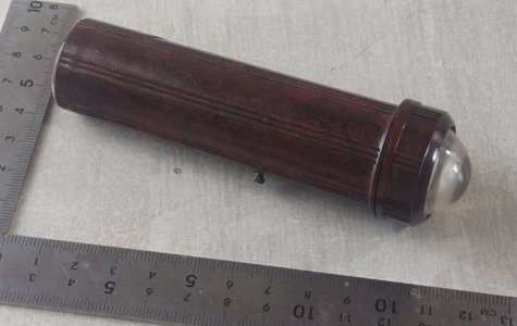 Old bakelite flashlight