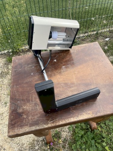 Ancienne lampe design SAMP italienne années 70