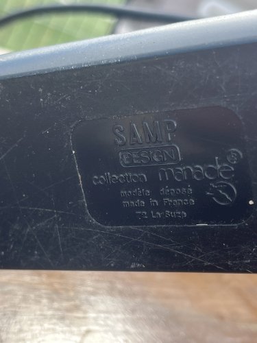 Ancienne lampe design SAMP italienne années 70