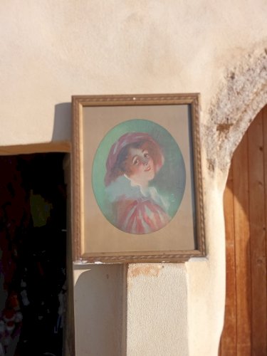 ancienne lithographie de qualité.Signé René Pean