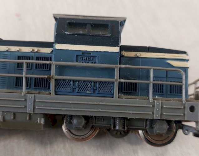 Ancienne locomotive Diesel BB66150, Jouef, en HO ^