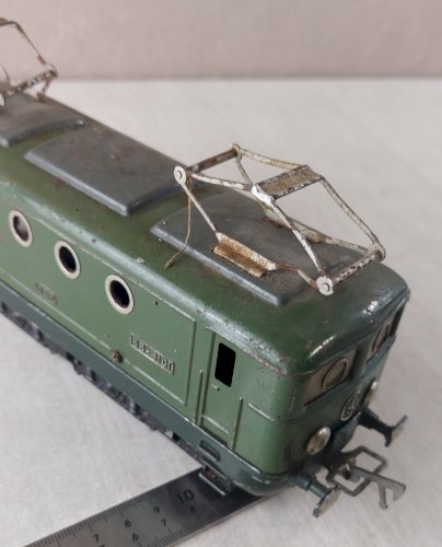 Ancienne locomotive électrique, BB 8101, en métal, Jep, en 0