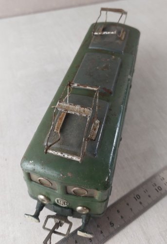 Ancienne locomotive électrique, BB 8101, en métal, Jep, en 0