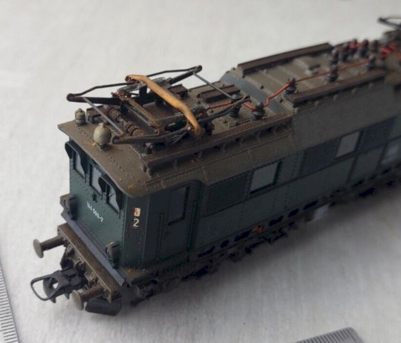 Ancienne locomotive électrique, DB 144 509-7, Roco, en HO