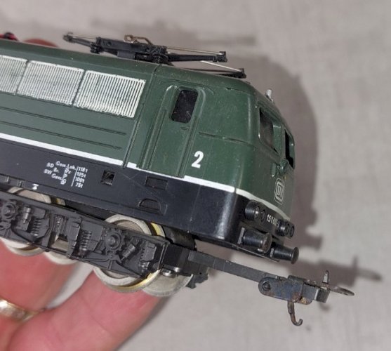 Ancienne locomotive électrique, DB151002-3, Lima, en HO