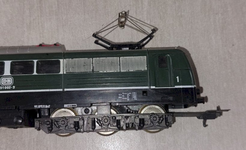 Ancienne locomotive électrique, DB151002-3, Lima, en HO