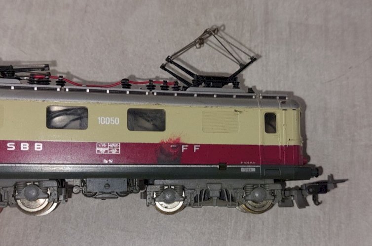 Ancienne locomotive électrique, SBB - CFF Suisse 10050, Lima, en HO