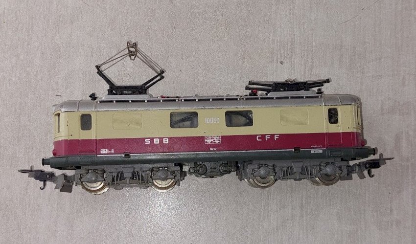 Ancienne locomotive électrique, SBB - CFF Suisse 10050, Lima, en HO