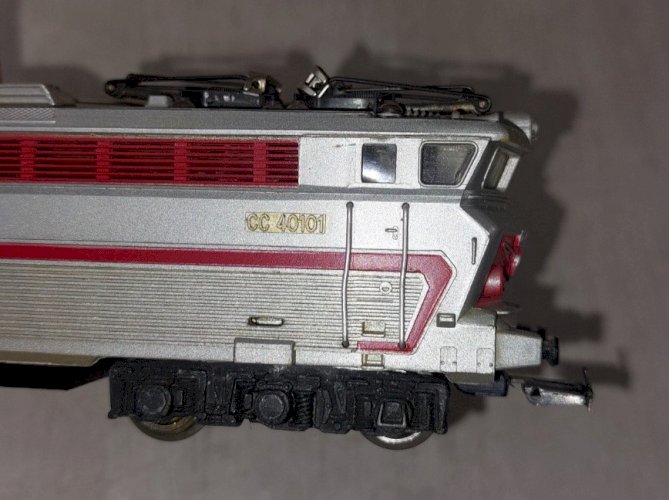 Ancienne locomotive électrique, SNCF CC 40101, Gégé, en HO