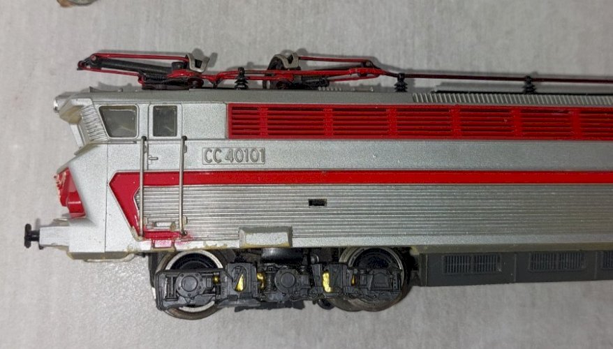 Ancienne locomotive électrique, SNCF CC 40101, Märklin / Jouef, 39401 en HO