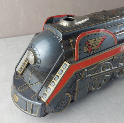Ancienne locomotive en tôle, Overland Express, 3140, Modern Toys