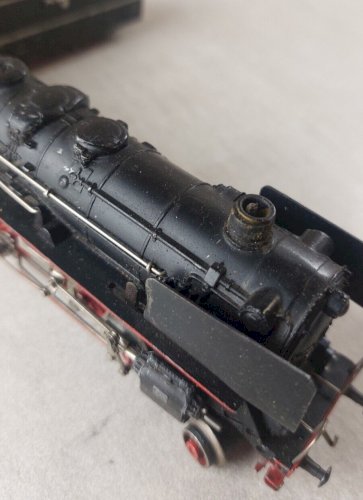 Ancienne locomotive vapeur 3048 + tender, 01 097, Märklin, en HO