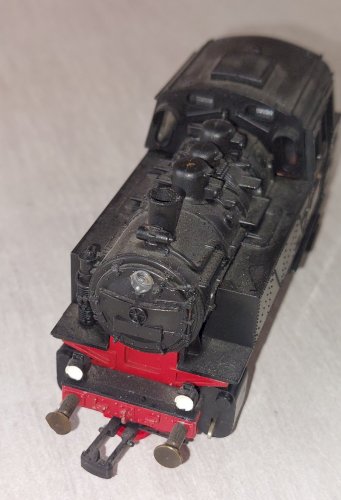 Ancienne locomotive vapeur 80 028, Roco, en HO