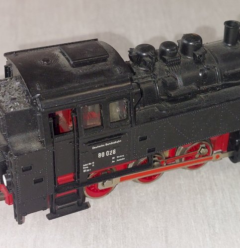 Ancienne locomotive vapeur 80 028, Roco, en HO