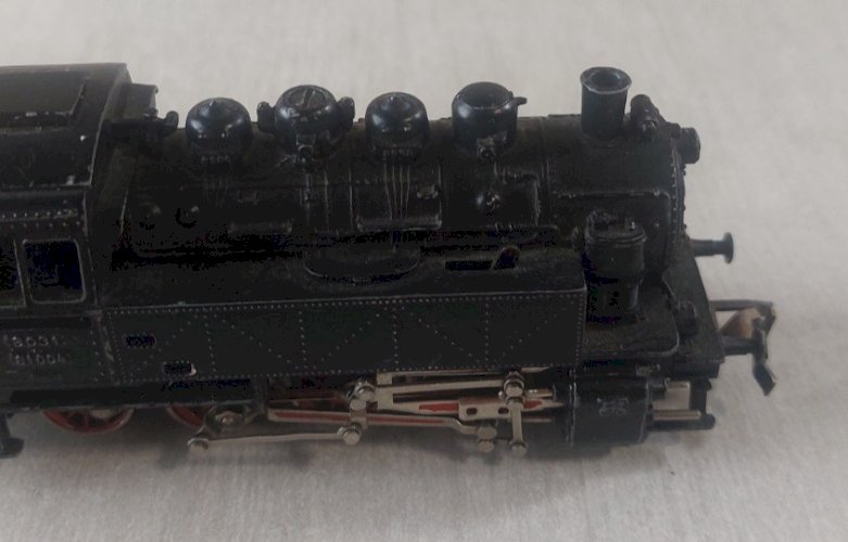 Ancienne locomotive vapeur 81004, Märklin 3031, en HO