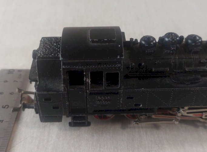 Ancienne locomotive vapeur 81004, Märklin 3031, en HO