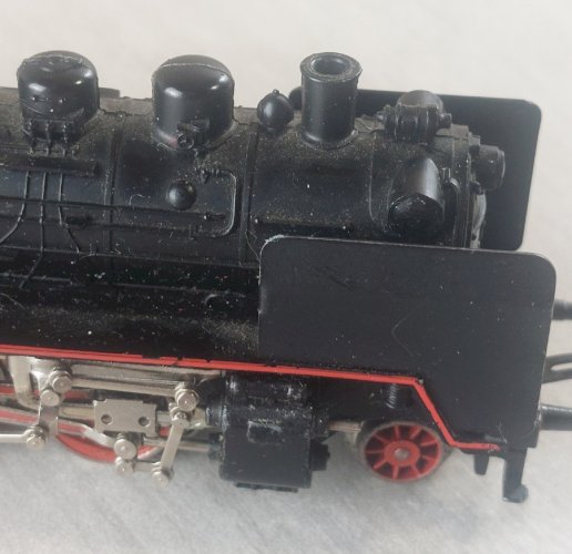 Ancienne locomotive vapeur DB 24058, Märklin FM800, en HO