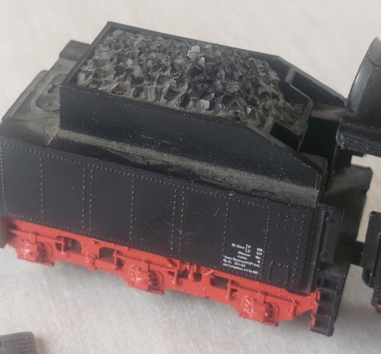 Ancienne locomotive vapeur DB 24058, Märklin FM800, en HO