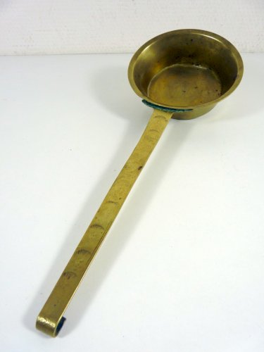 Ancienne louche à eau en cuivre XVIII°