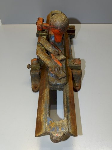 -ANCIENNE MACHINE A GREFFER OUTIL ANCIEN DE VITICULTEUR BRONZE LAITON & METAL D