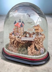 Ancienne Maquette Reproduction Château De Beauvoir Saint Pourçain sur Besbre