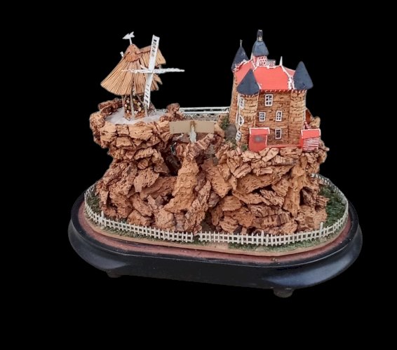 Ancienne Maquette Reproduction Château De Beauvoir Saint Pourçain sur Besbre