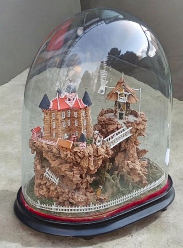 Ancienne Maquette Reproduction Château De Beauvoir Saint Pourçain sur Besbre