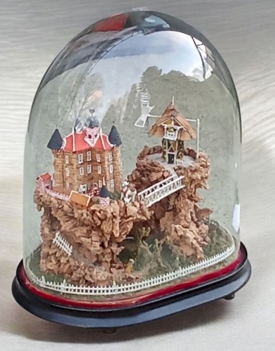 Ancienne Maquette Reproduction Château De Beauvoir Saint Pourçain sur Besbre