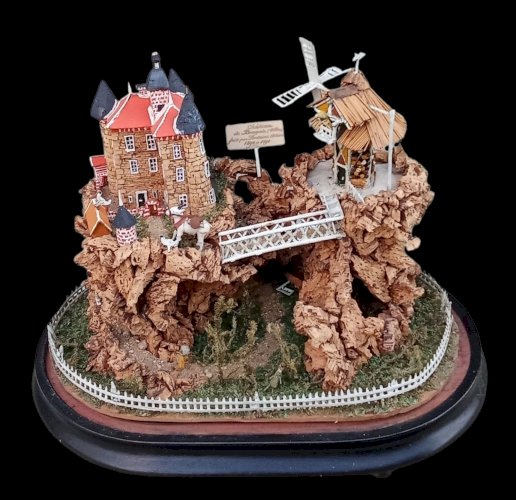 Ancienne Maquette Reproduction Château De Beauvoir Saint Pourçain sur Besbre