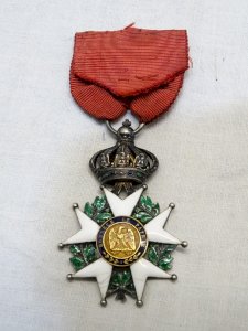 -ANCIENNE MEDAILLE LEGION D'HONNEUR NAPOLEON III SECOND EMPIRE