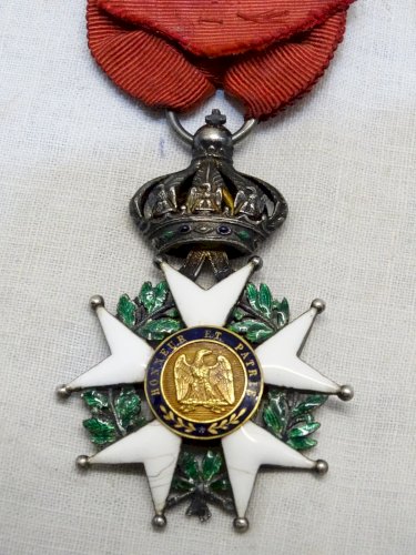 -ANCIENNE MEDAILLE LEGION D'HONNEUR NAPOLEON III SECOND EMPIRE