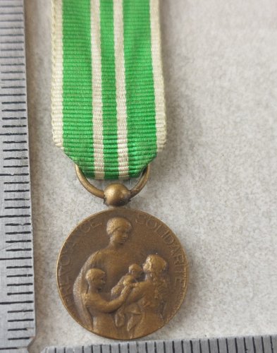 Ancienne médaille, Orphelinat des chemins de fer, prévoyance solidarité ^