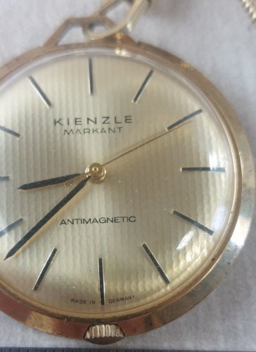 Ancienne montre de poche / gousset, mécanique, Kienzle Markant