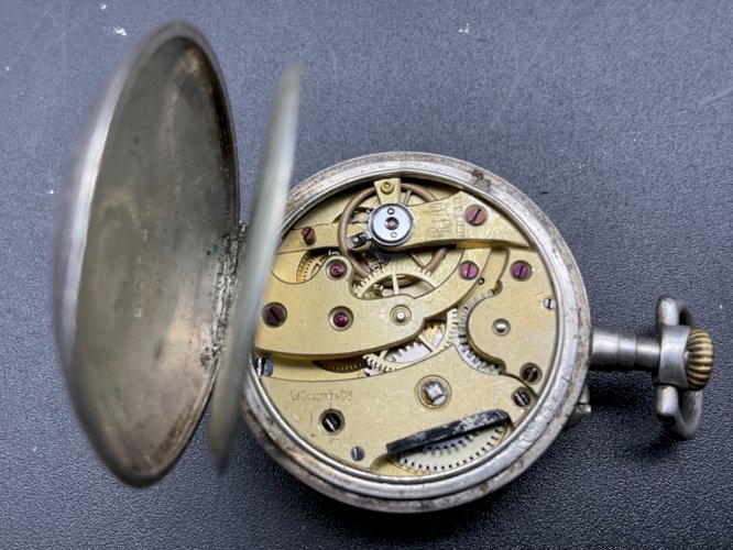 Ancienne Montre Gousset argent lecoultre .