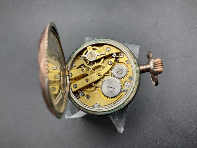 Ancienne Montre Gousset châtelaine ARGENT .WARZA .