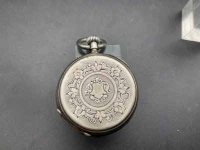 Antique Silver Chatelaine Pocket Watch.