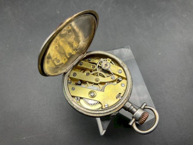 Ancienne Montre Gousset châtelaine ARGENT .