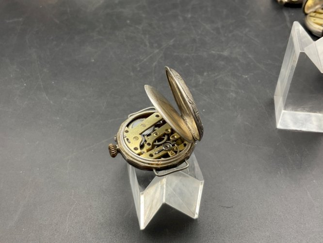 Ancienne Montre Gousset châtelaine ARGENT .