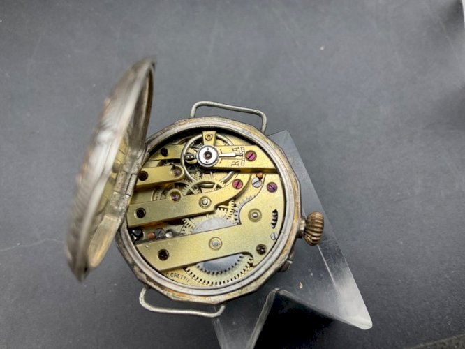 Ancienne Montre Gousset châtelaine ARGENT .