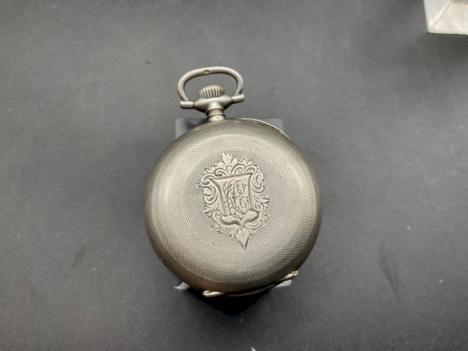 Ancienne Montre Gousset châtelaine ARGENT .