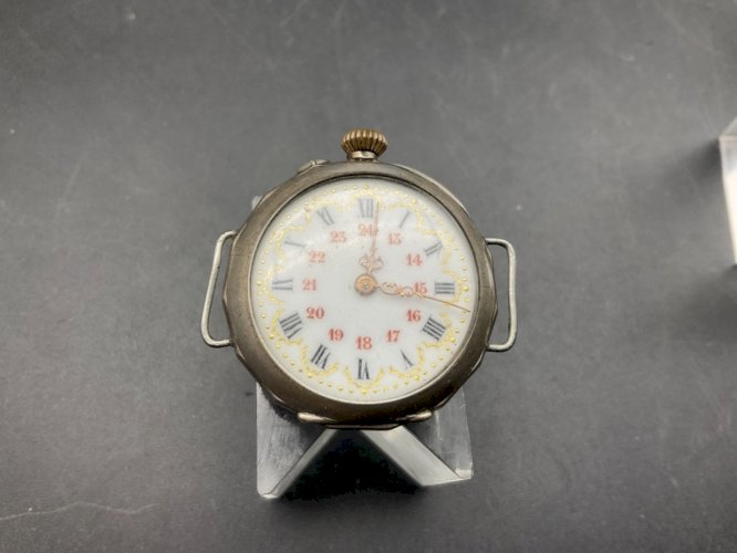 Ancienne Montre Gousset châtelaine ARGENT .