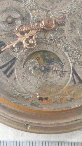 Ancienne montre gousset / régulateur à quantième