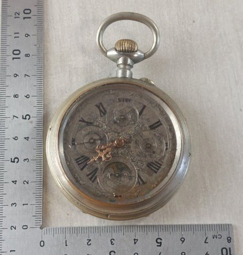 Ancienne montre gousset / régulateur à quantième