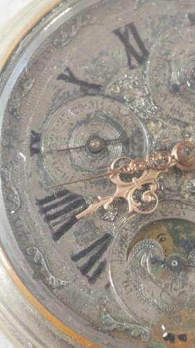 Ancienne montre gousset / régulateur à quantième