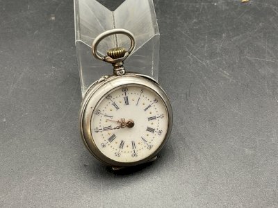 Old Regulator Pocket Watch SILVER.
