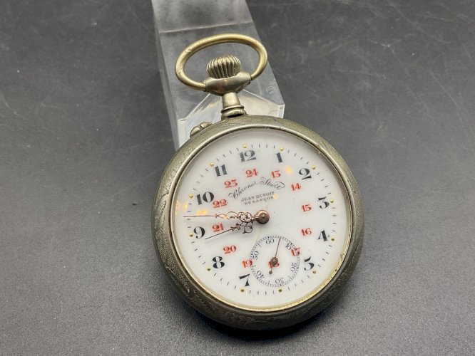 Ancienne Montre Gousset régulateur chronomètre Jean Benoît Besançon.